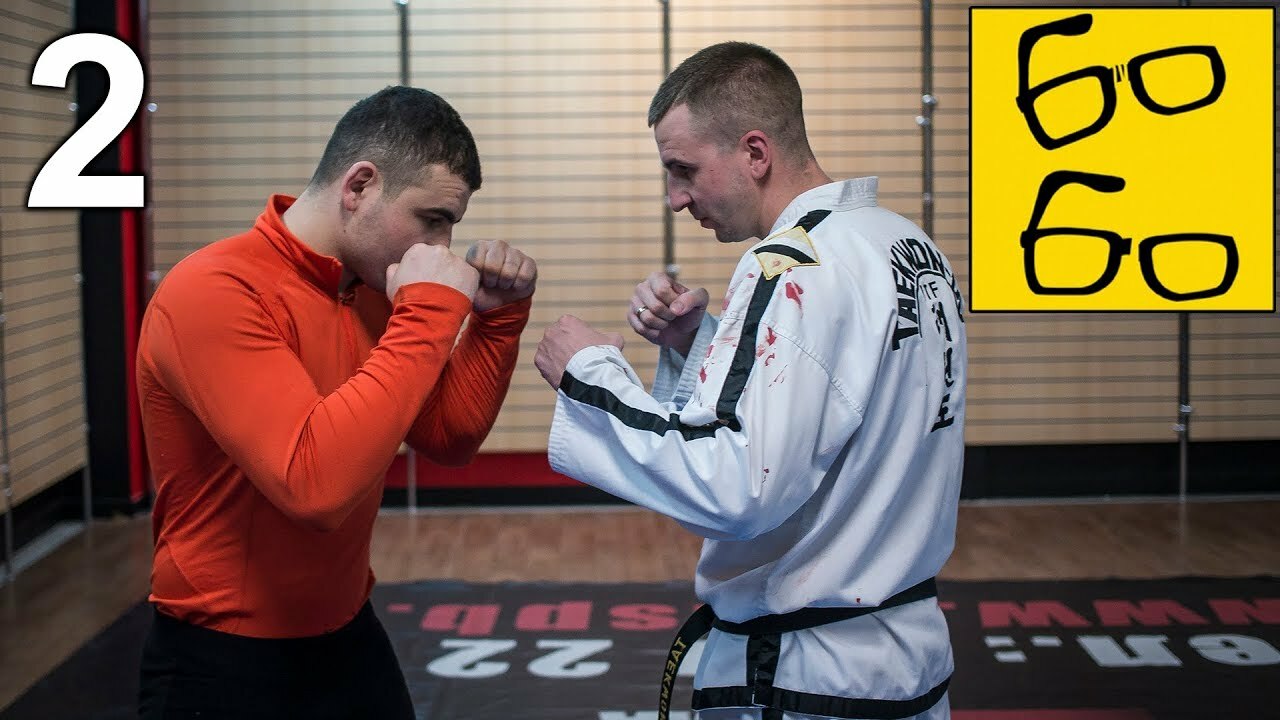 Бокс против тхэквондо! Спарринг Алиев vs Шаманин — боксер/боевой самбист против тхэквондиста