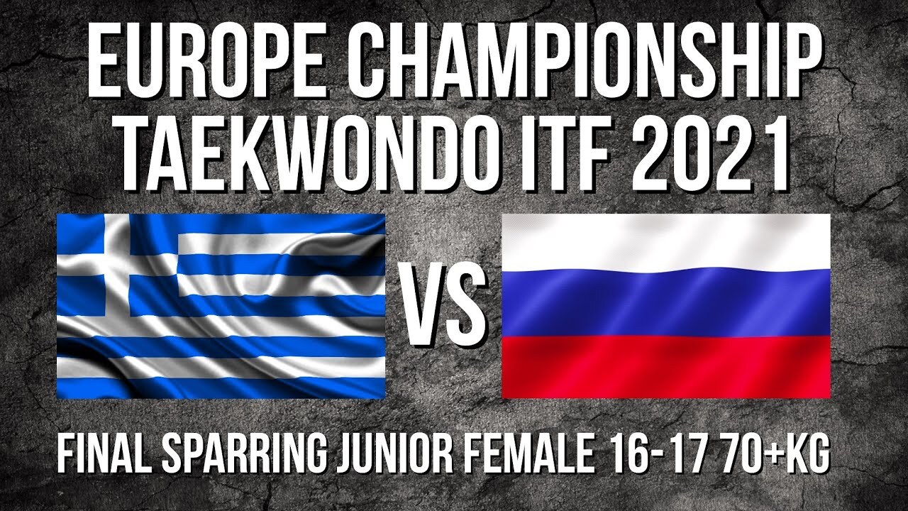 Чемпионат Европы по тхэквондо (ИТФ) 2021 Личный спарринг девушки 16-17 лет 70+ кг