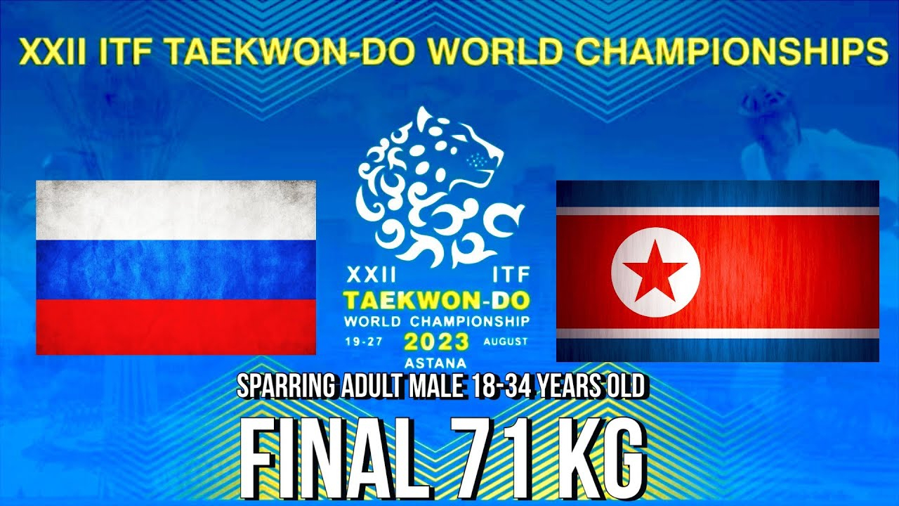­Финал Чемпионат Мира по тхэквондо ИТФ 2023 Индивидуальный спарринг мужчины 71 кг